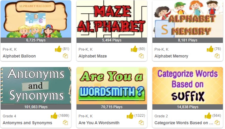 word games for kids