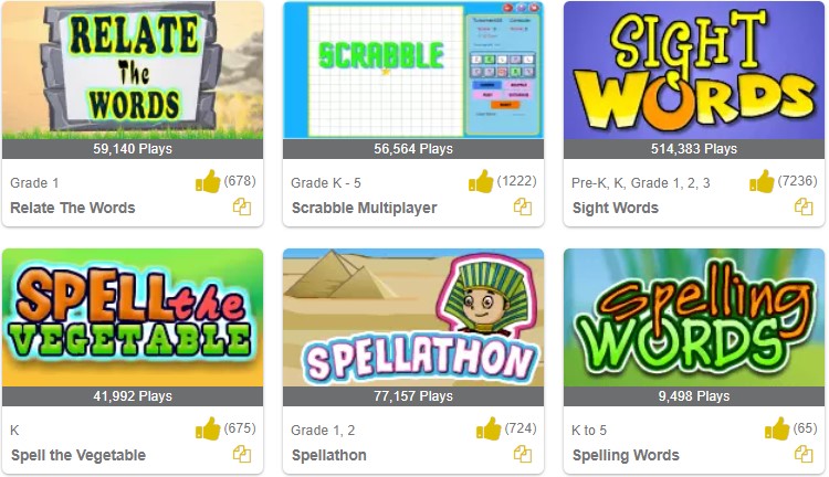 word games for kids